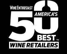 Included in Wine Enthusiast's 50 Best Wine Retailers in America